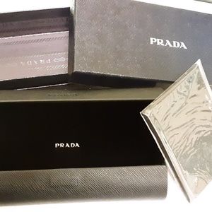 Black Prada eyeglass case